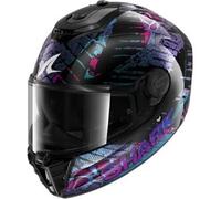 Casco Integrale Shark SPARTAN RS FIBRE SPARTAN RS REPTAIA Black Blue Glitter