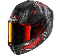 Casco Integrale Shark Spartan Rs Shaytan Nero Opaco Rosso Antracite L