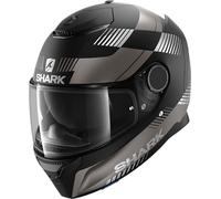 Casco integrale Shark Spartan tg L fibra vetroresina grigio nero opaco Strad