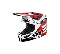 Shot Furious Flash Off-road Helmet Rosso,Bianco M