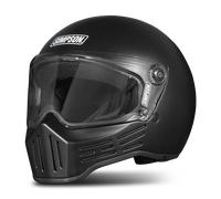 Casco Integrale Simpson M30 Tinta Unita Nero OpacoL Nero Opaco