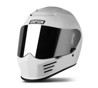 Simpson Speed Solid, casco integrale M male Bianco