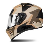 Simpson Venom Tank, casco integrale M male Opaco Beige/Marrone/Nero