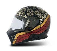 Casco Integrale Simpson Venom Tatoo Nero CromoL Nero Cromo