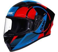 §Casco Integrale SMK Stellar Faro Blu-Rosso§