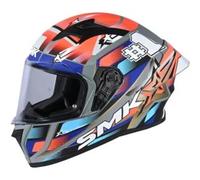 SMK Stellar Sport #Uno, casco integrale XL male Opaco Arancione/Grigio/Blu