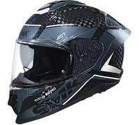 SMK Titan Carbon Nero, casco integrale XXL male Nero/Grigio/Bianco