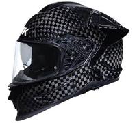 SMK Titan Carbon Solid, casco integrale XL male Nero