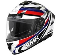 SMK Typhoon Freeride, casco integrale XXL male Bianco/Nero/Blu/Rosso