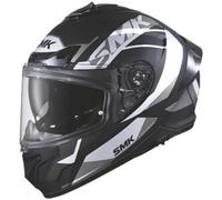 SMK Typhoon Style, casco integrale XS male Opaco Nero/Grigio/Grigio Chiaro/Bianco