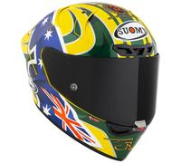 Suomy S1-XR GP Troy Bayliss Replica 2005, casco integrale L male Giallo/Verde/Blu