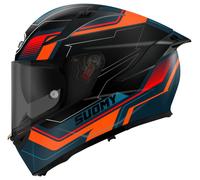 Suomy Speedstar 2 Visual, casco integrale XS female Blu Scuro/Nero/Arancione/Rosso