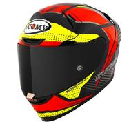 Suomy SR-GP EVO Airspeed, casco integrale XS male Nero/Rosso/Giallo Fluo