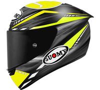 Casco integrale Suomy SR-GP On Board in fibra Grigio Giallo Fluo Opaco