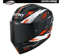 CASCO INTEGRALE SUOMY TRACK 1 404 MATT ANTHRACITE IN FIBRA VISIERA TRASPARENTE