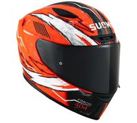 Suomy Track-1 404 2023 Casco, nero-arancione, taglia M