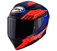 Suomy Track-1 Framework Elmetto, nero-rosso-blu, taglia M per maschi