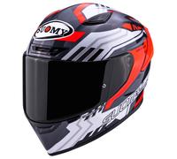 Casco Integrale Suomy TRACK-1 Framework White/Red Taglia:XS