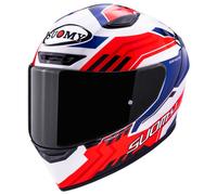 Casco Integrale Suomy TRACK-1 Framework White/Red/Blue Taglia:L
