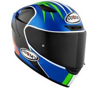 Suomy Track-1 Pecco Mugello 2022, casco integrale XS male Nero/Blu/Verde/Rosso