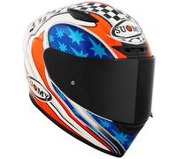 Suomy Track-1 Troy Bayliss Replica 2002 E06 Casco, multicolore, taglia XL per maschi