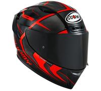 Suomy TX-Pro Advance Carbon, casco integrale XXL male Nero/Rosso Fluo
