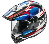 Casco integrale touring Arai TOUR-X 4 DEPART in fibra Blu Metallizzato XS