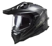 Casco Integrale Touring Carbonio Ls2 Mx701 C Explorer Carbon Lucido M