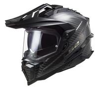 LS2 MX701 Explorer Carbon Solid, casco enduro XXL male Nero