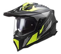 Casco Integrale Touring Carbonio Ls2 Mx701 Explorer Focus Titanio Opaco Alta Visibilita Giallo ECE-06 XS