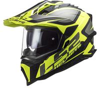 Casco integrale touring LS2 MX701 EXPLORER ALTER in fibra Nero Giallo S