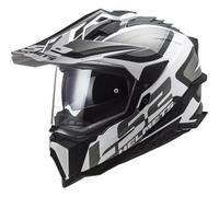 Casco Integrale Touring Ls2 Mx701 Explorer Alter Nero Bianco Opaco S