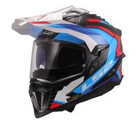 Casco Integrale Touring Ls2 Mx701 Explorer C FRONTIER II Bianco Blu