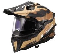 Casco Integrale Touring Ls2 Mx701 Explorer C TRICK Sabbia e Marrone M
