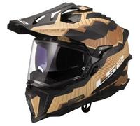 Casco Integrale Touring Ls2 Mx701 Explorer C TRICK Sabbia e Marrone S