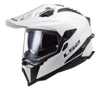 LS2 MX701 Explorer Solid, casco enduro XXL male Bianco