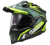 Casco Integrale Touring Ls2 Mx701 Explorer Spire Verde Giallo Alta Visibilità XXL