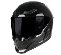 Casco Integrali Moto Con Visiera Caschi Integrale Retrò Approvato DOTECE Elmetto Integrato Molteplici Aperture Ventilazione Casco Cross E Off-Road Adatto A Tutte Le Stagioni K,L:59-60CM