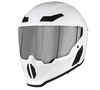 Casco Integrali Moto Con Visiera Caschi Integrale Retrò Approvato DOTECE Elmetto Integrato Molteplici Aperture Ventilazione Casco Cross E Off-Road Adatto A Tutte Le Stagioni H,L:59-60CM