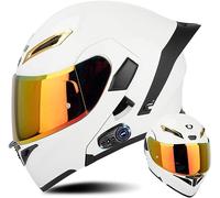 Casco Integrato Apribile Con Interfono Bluetooth - Modulare Per Uomo e Donna Con Doppia Visiera - Integrale Crash Omologato ECE