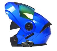 Casco Integrato Moto Modulare Bluetooth Approvato DOTECE Caschi Integrale Apribili E Modulari Con Doppia Visiera Elmetto Integrali Apribile Casco Integrali Cross E Off-Road P,L:59-60CM