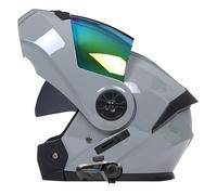 Casco Integrato Moto Modulare Bluetooth Approvato DOTECE Caschi Integrale Apribili E Modulari Con Doppia Visiera Elmetto Integrali Apribile Casco Integrali Cross E Off-Road Z-8,L:59-60CM