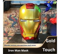 Casco Iron Man MK5 Jarvis Casco elettrico indossabile con apertura e chiusura con caratteristiche di trasformazione e illuminazioneGiocattolo per adulti