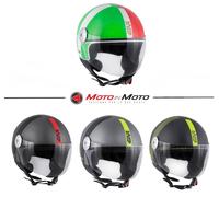 Casco Demi-jet Givi 10.7 Mini-J Concept Nero Antracite Giallo Taglia L