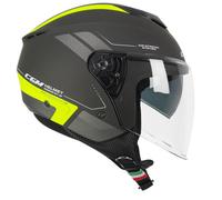 CASCO JET 126G IPER CITY GRAFITE GIALLO FLUO OPACO | CGM