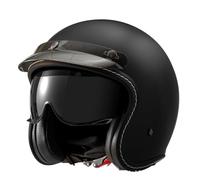 Casco jet 3/4 aperto per moto, ideale per cruiser, scooter e ciclomotori, adatto a uomini e donne nel traffico cittadino, omologato ECE 22.06. 6,L=59-60CM