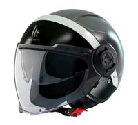 Casco jet a doppio schermo MT Helmets Viale SV S 68 UNIT D2 Gris XS (53/54 cm)