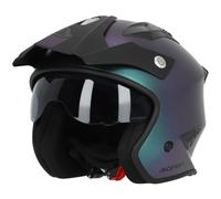 Acerbis Aria Metallic, casco jet XL male Opaco Lilla/Verde