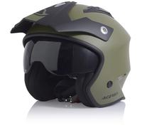 Acerbis Aria Casco Jet, verde, taglia XS per maschi