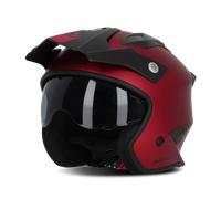 Casco Jet Acerbis Aria Metallic RossoS Rosso